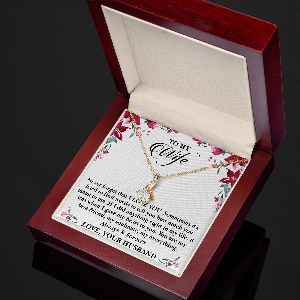 My Wife My Everything Alluring Beauty Necklace