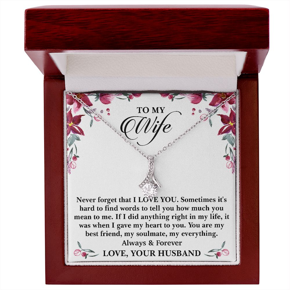 My Wife My Everything Alluring Beauty Necklace