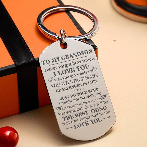 Just Do Your Best - Inspirational Keychain Keychain GrindStyle