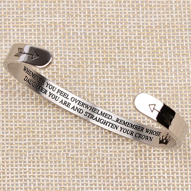 Straighten Your Crown Inspirational Cuff Bracelet bracelets GrindStyle