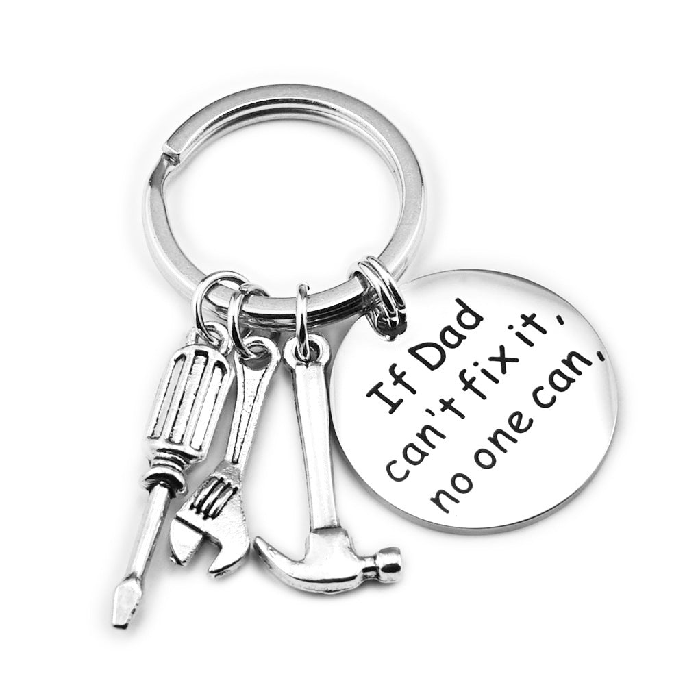 If Dad Can't Fix It No One Can Hand Tool Keychain Keychain GrindStyle Dad