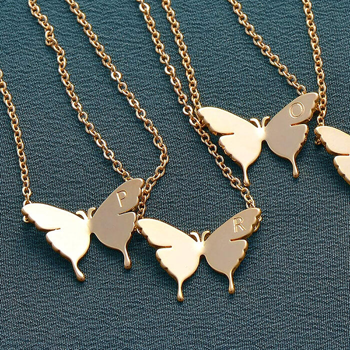 To My Daughter - I'll Always Be With You - Butterfly Necklace Necklaces GrindStyle