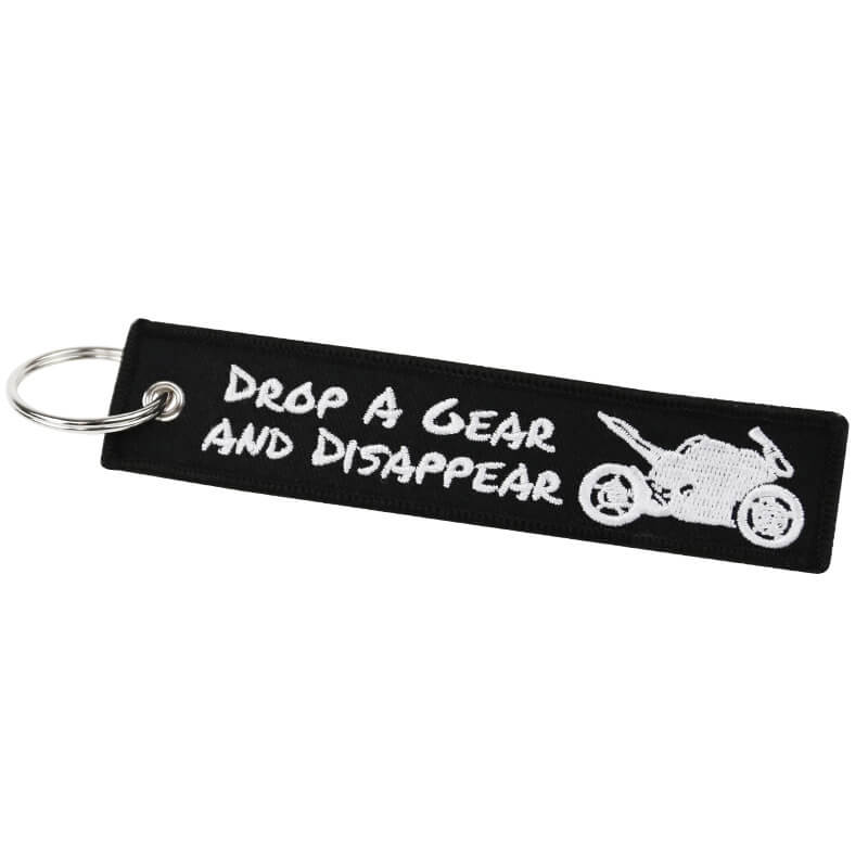 Keychain for Motorcycles, Scooters, Cars Keychain GrindStyle Drop a Gear and Disappear