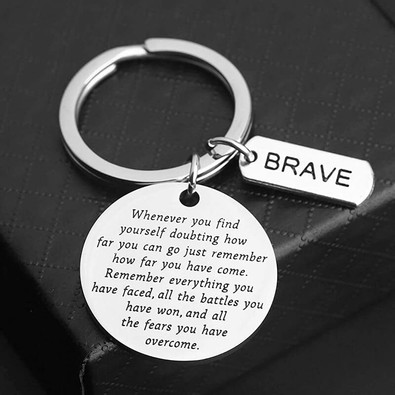 Remember How Far You Have Come Keychain Keychain GrindStyle