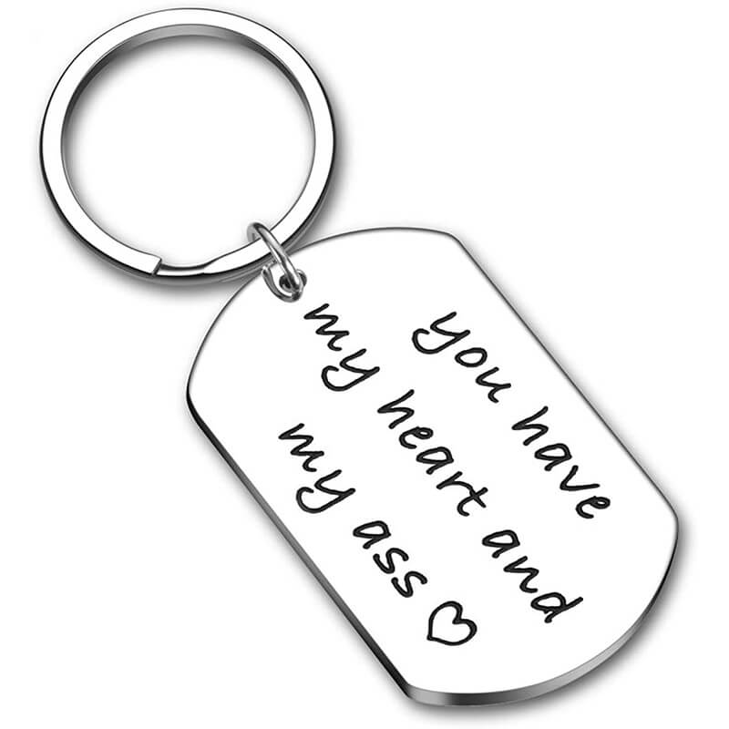 You Have My Heart Funny Keychain Keychain GrindStyle