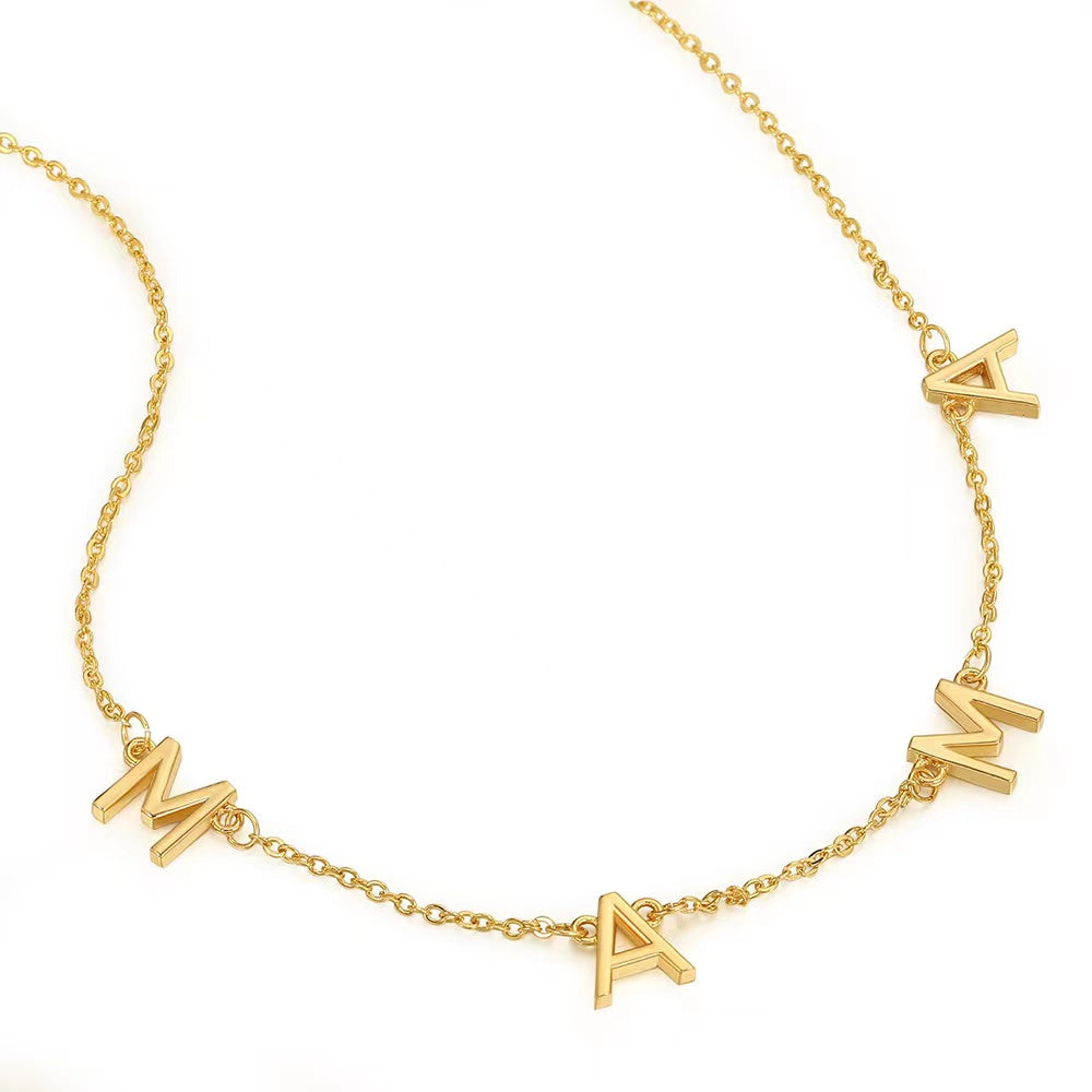 Best Mother - Dainty MAMA Letter Necklace