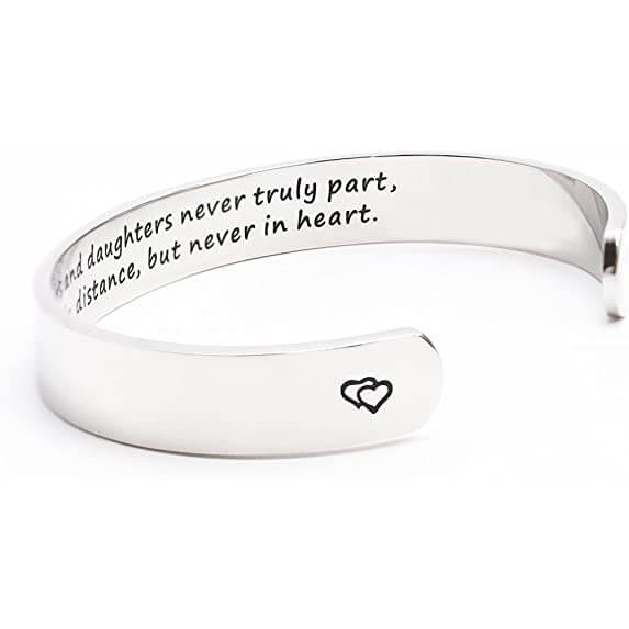 Mothers and Daughters Never Truly Part Cuff Bracelet bracelets GrindStyle