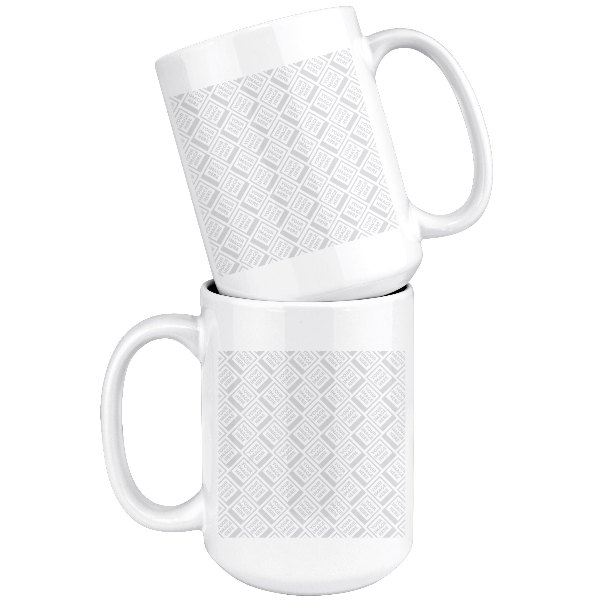 Personalized 15oz Mug - White Drinkware Template teelaunch