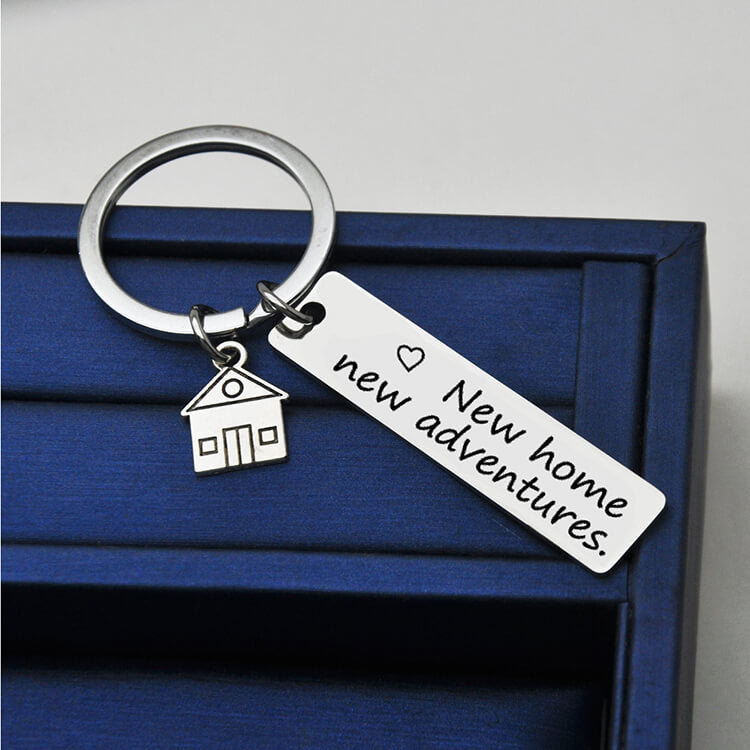 New Home New Adventures Keychain Keychain GrindStyle