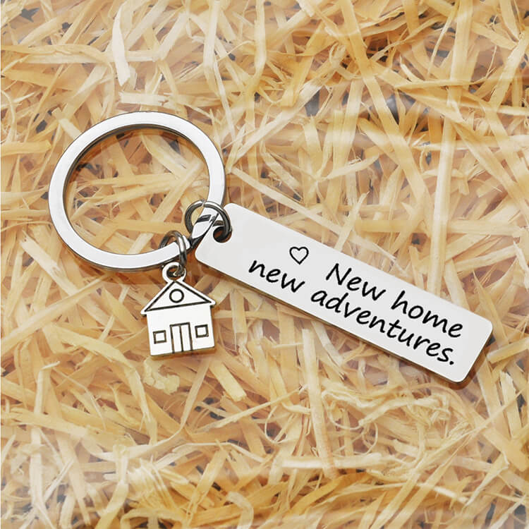 New Home New Adventures Keychain Keychain GrindStyle