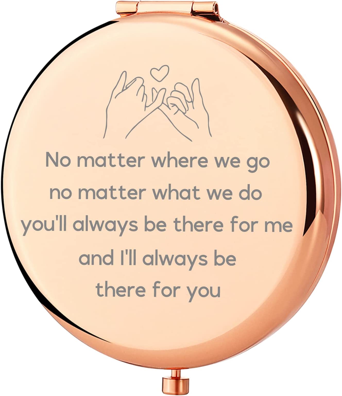 No Matter Where We Go Compact Mirror