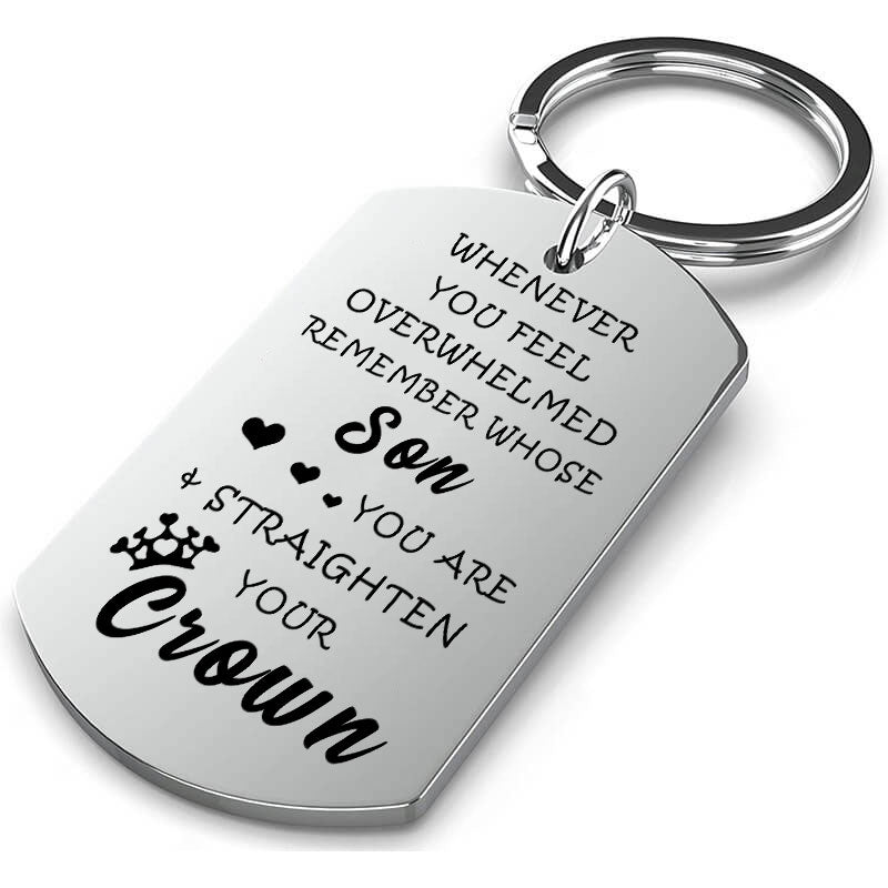 Whenever You Feel Overwhelmed Keychain Keychain GrindStyle Son