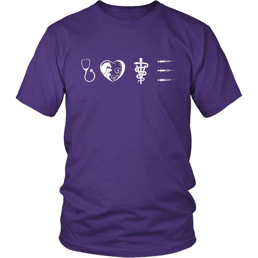 Vet Tech - Limited Edition T-shirt T-shirt teelaunch District Unisex Shirt Purple S