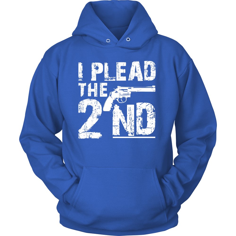 I Plead The 2nd T-shirt teelaunch Unisex Hoodie Royal Blue S