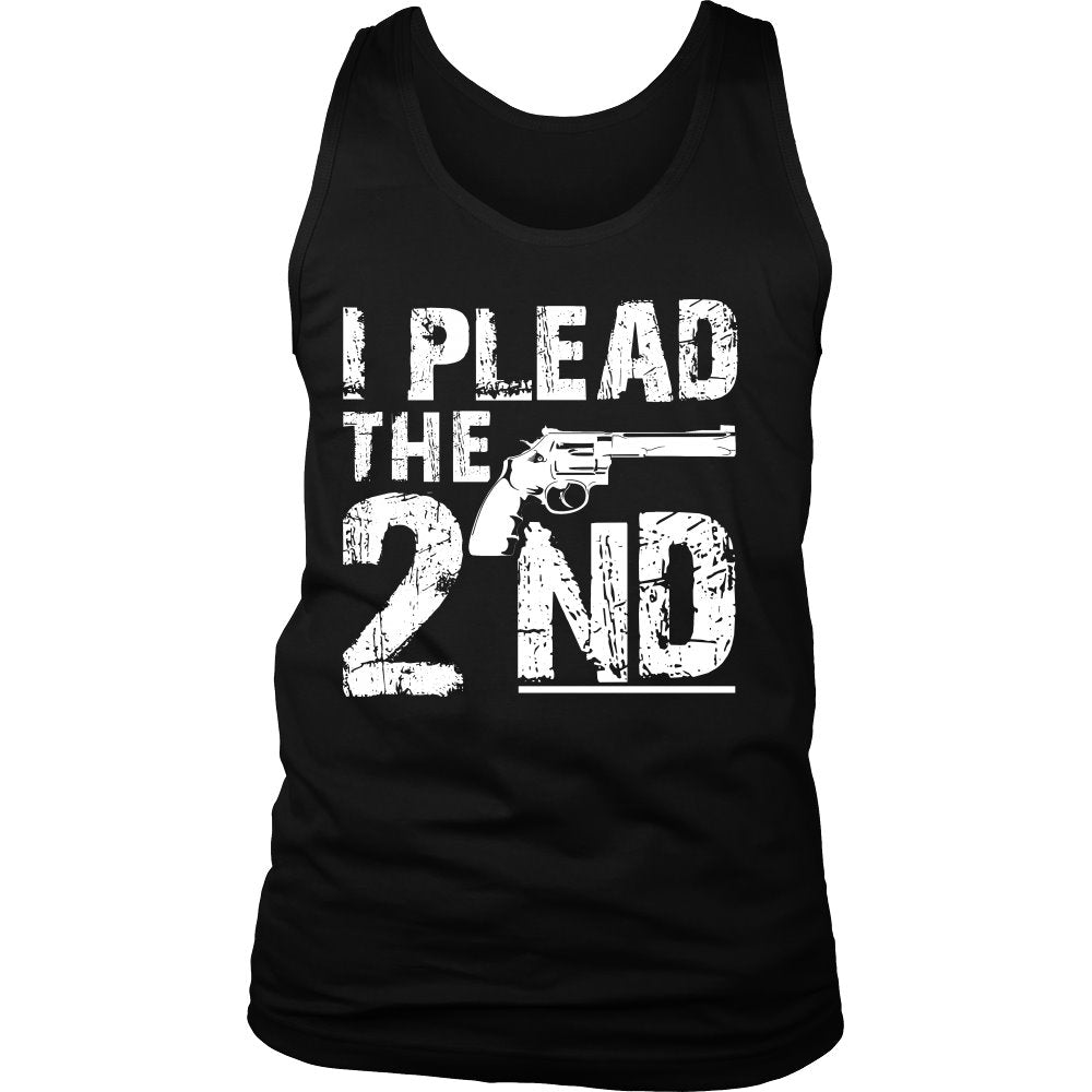 I Plead The 2nd T-shirt teelaunch District Mens Tank Black S