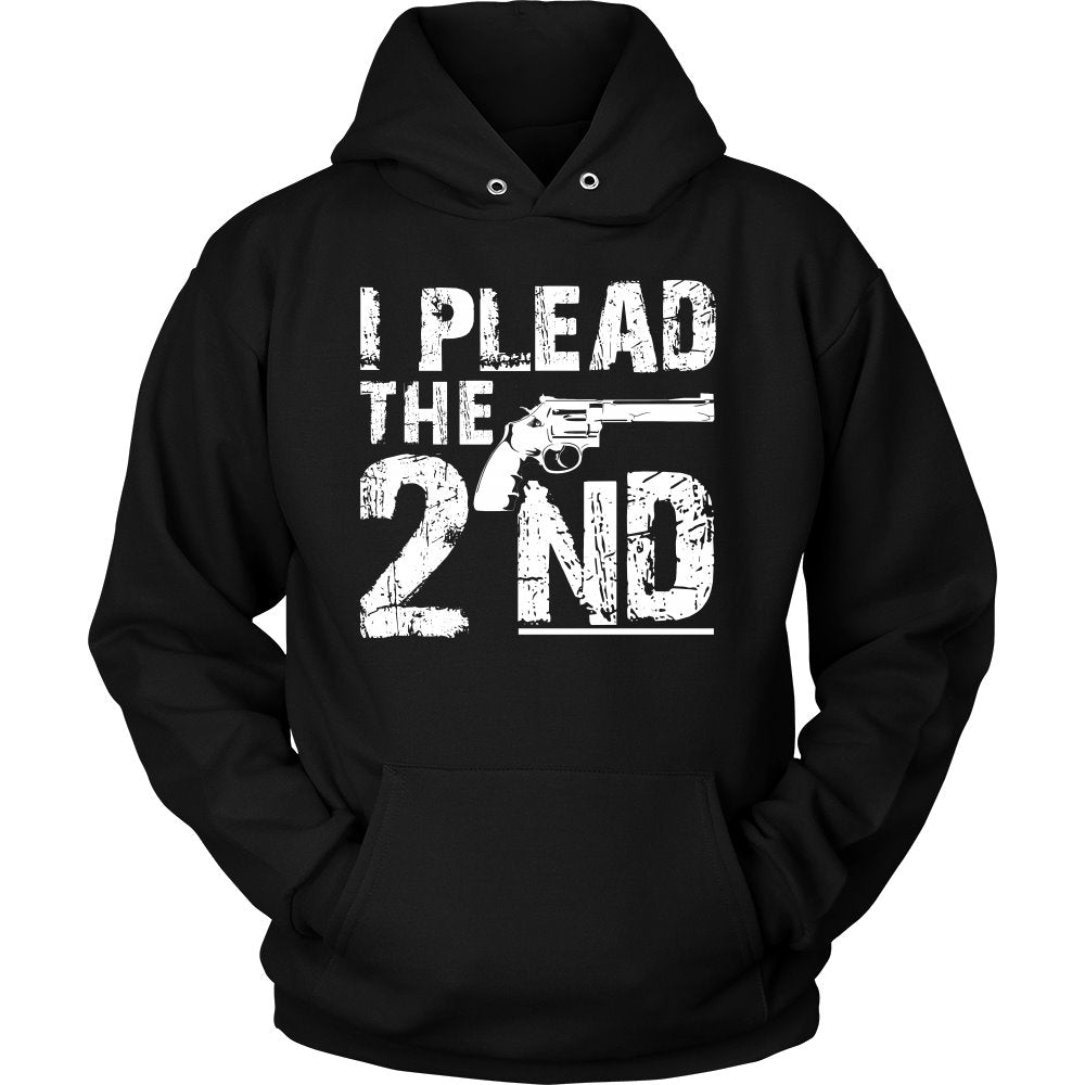 I Plead The 2nd T-shirt teelaunch Unisex Hoodie Black S