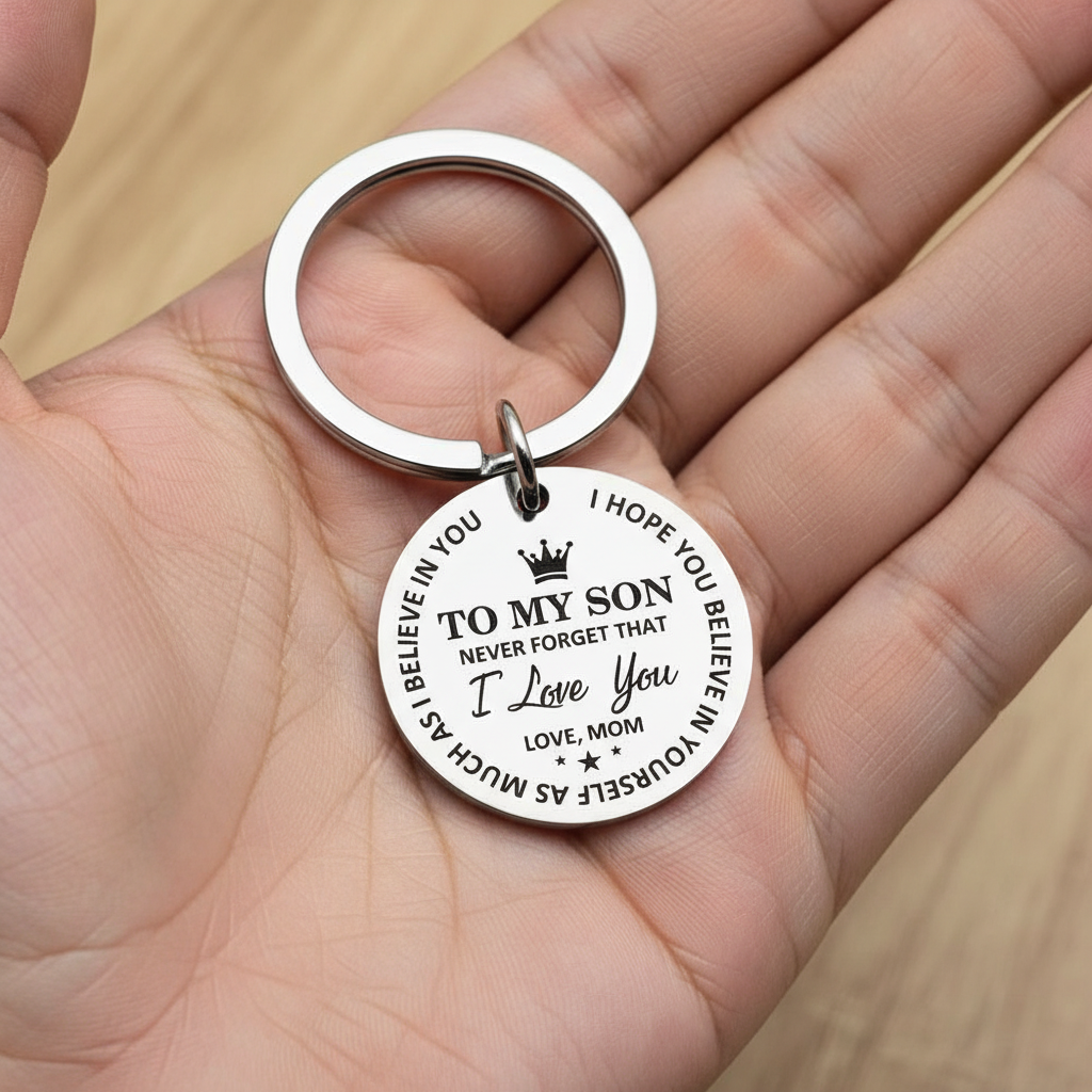 To My Son/Daughter Believe In Yourself Keychain