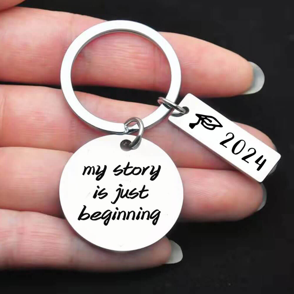 2024 Graduation Keychain - My Story Is Just Beginning