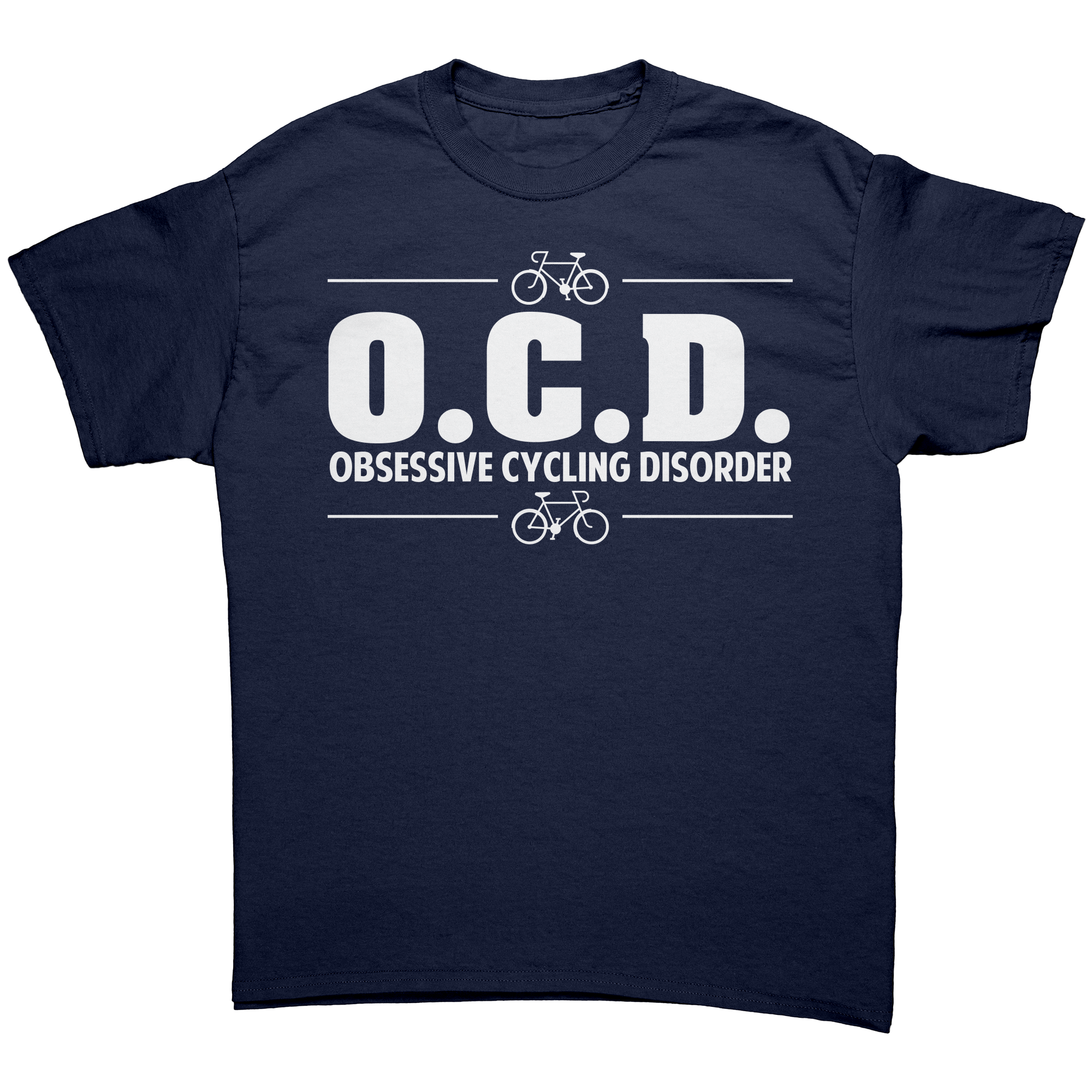 OCD_-_Obsessive_Cycling_Disorder_T-shirt_Navy_Front_Mockup.png