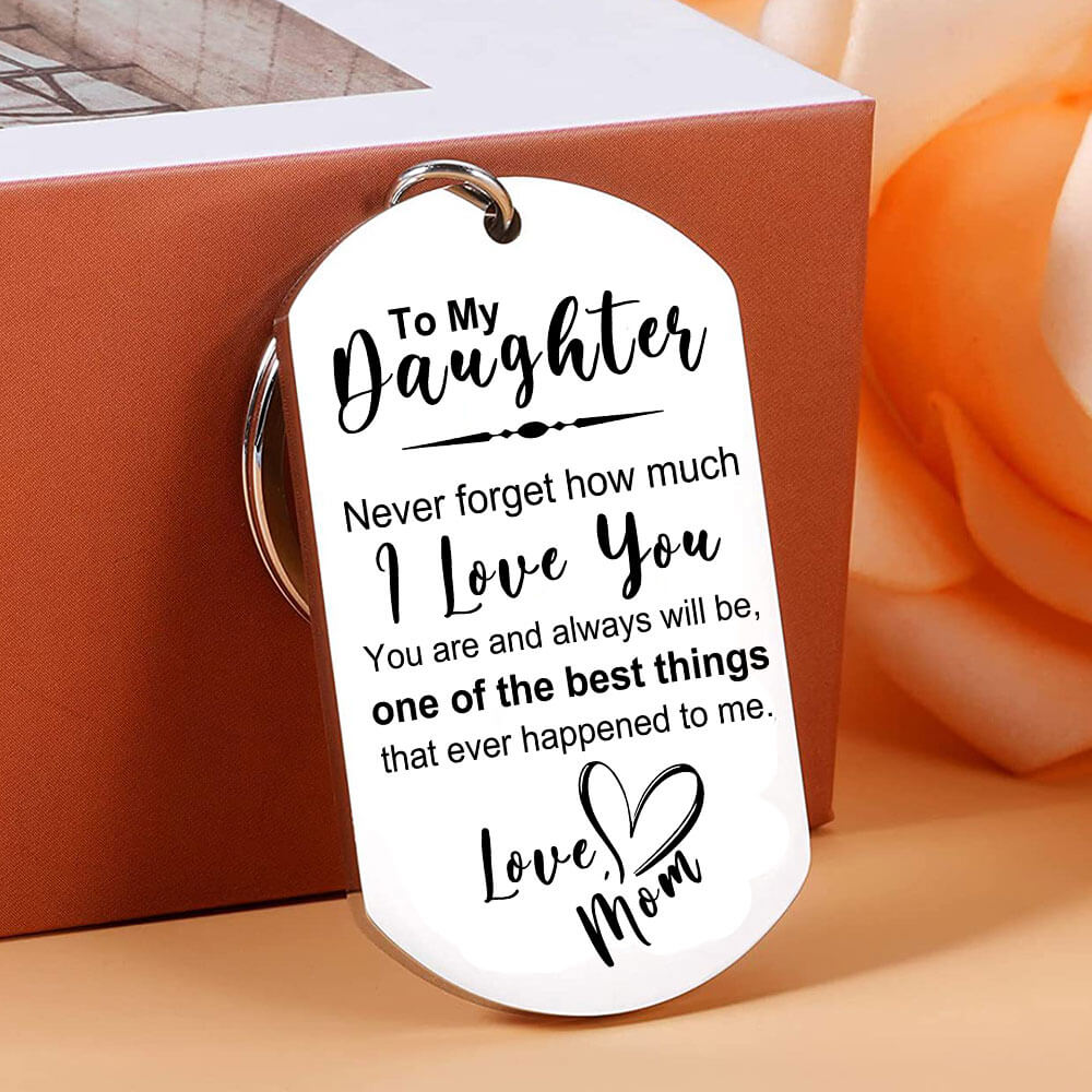 To My Son/Daughter Keychain - Never Forget