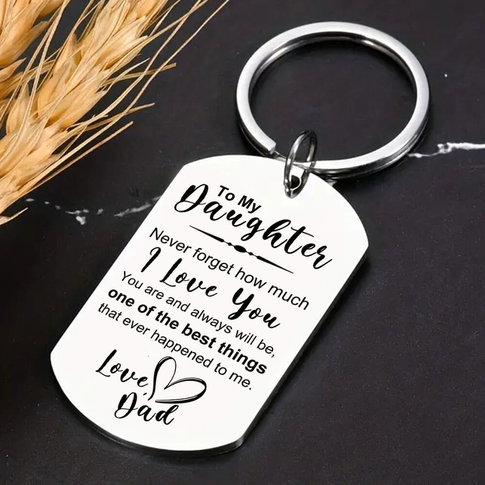 To My Son/Daughter Keychain - Never Forget