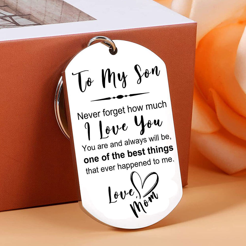 To My Son/Daughter Keychain - Never Forget