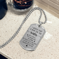 I Would Fight A Bear For You Sister Necklace
