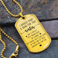 I Would Fight A Bear For You Sister Necklace