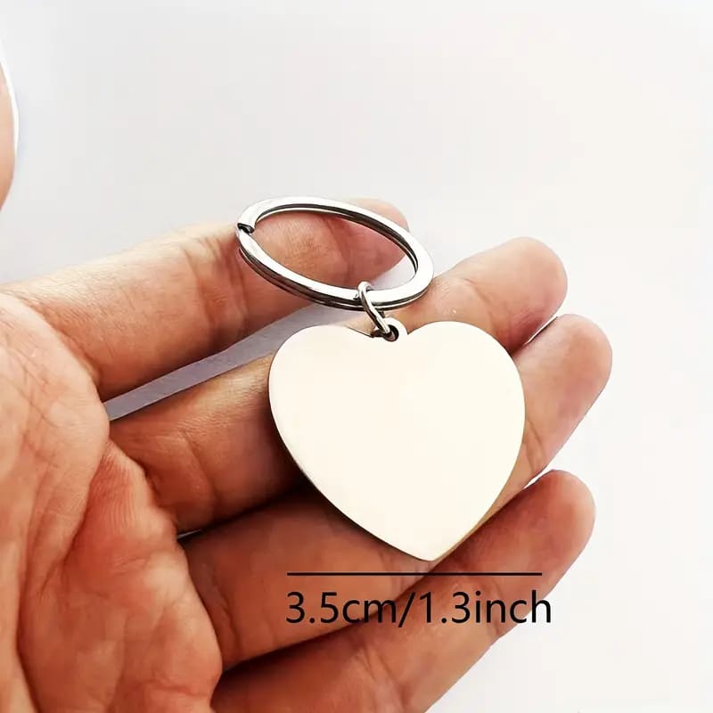 To My Beautiful Daughter - God Sent Me You - Heart Keychain