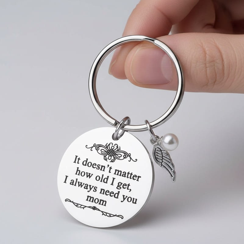 I Always Need You Mom Keychain