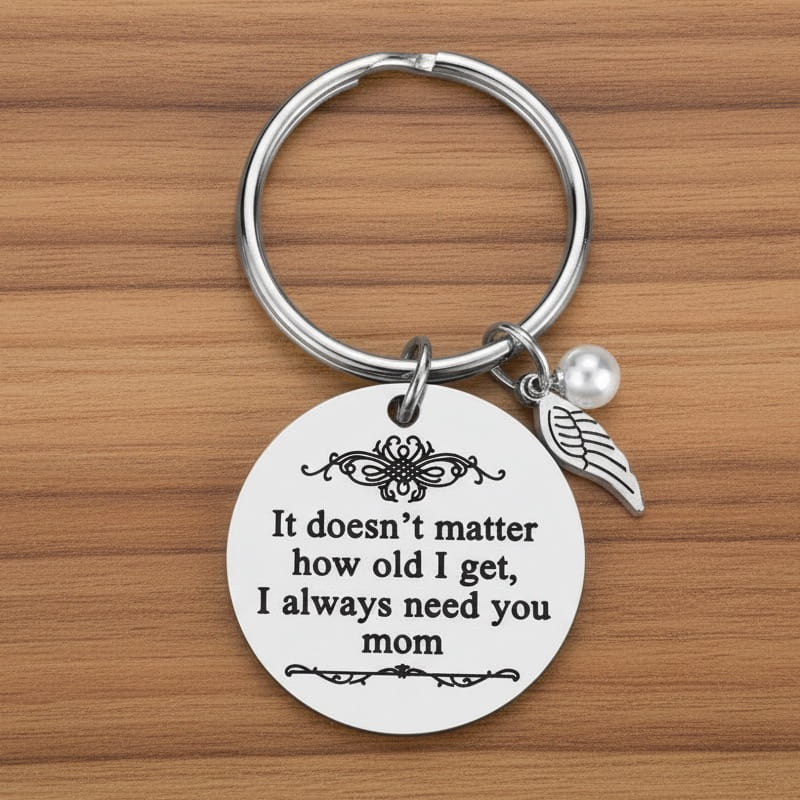 I Always Need You Mom Keychain