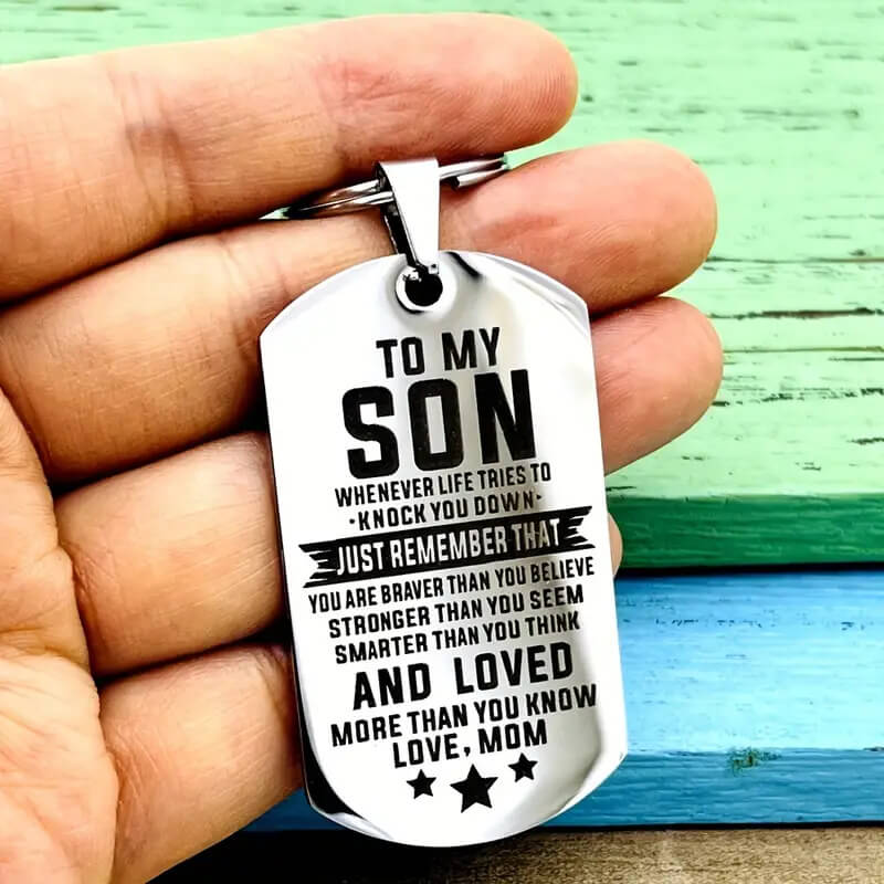 Inspirational Keychain For Daughter/Son