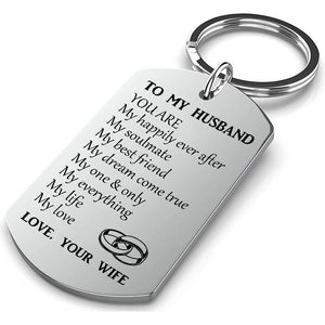 You Are My Happily Ever After Keychain Keychain GrindStyle To My Husband 