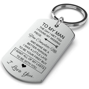 The Day I Met You Keychain Keychain GrindStyle To My Man 