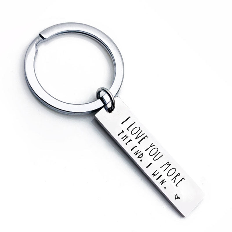 I Love You More/Most The End I Win Keychain Keychain GrindStyle 