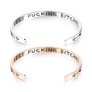 Best Fucking Bitches Cuff Bracelet bracelets GrindStyle 