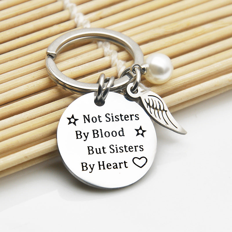 Sisters By Heart Keychain Keychain GrindStyle 