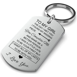 The Day I Met You Keychain Keychain GrindStyle To My Girl 