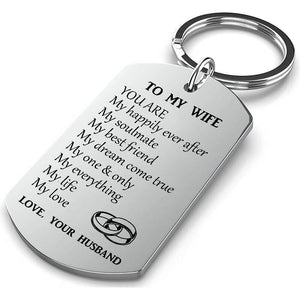 You Are My Happily Ever After Keychain Keychain GrindStyle To My Wife 