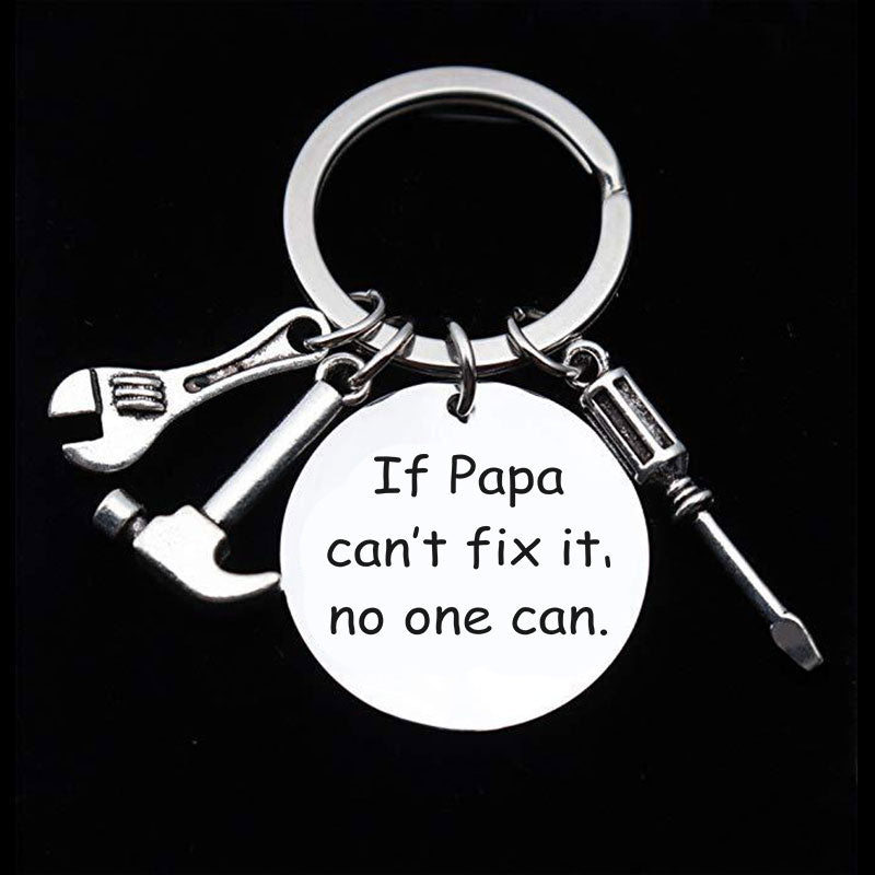 Copy of If Papa Can't Fix It No One Can Hand Tool Keychain Keychain GrindStyle 