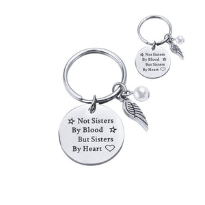 Sisters By Heart Keychain Keychain GrindStyle 