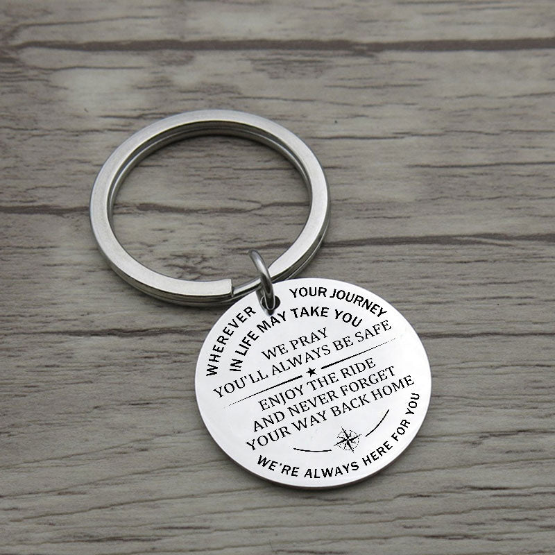 We Pray You'll Always Be Safe Keychain - GrindStyle