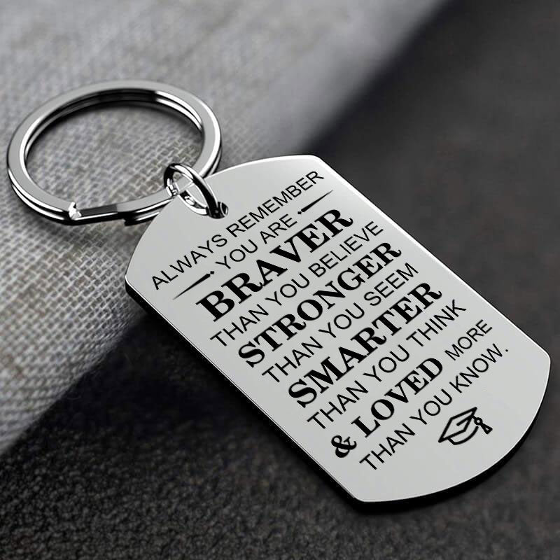 You Are Loved More Than You Know - Graduation Keychain 2023