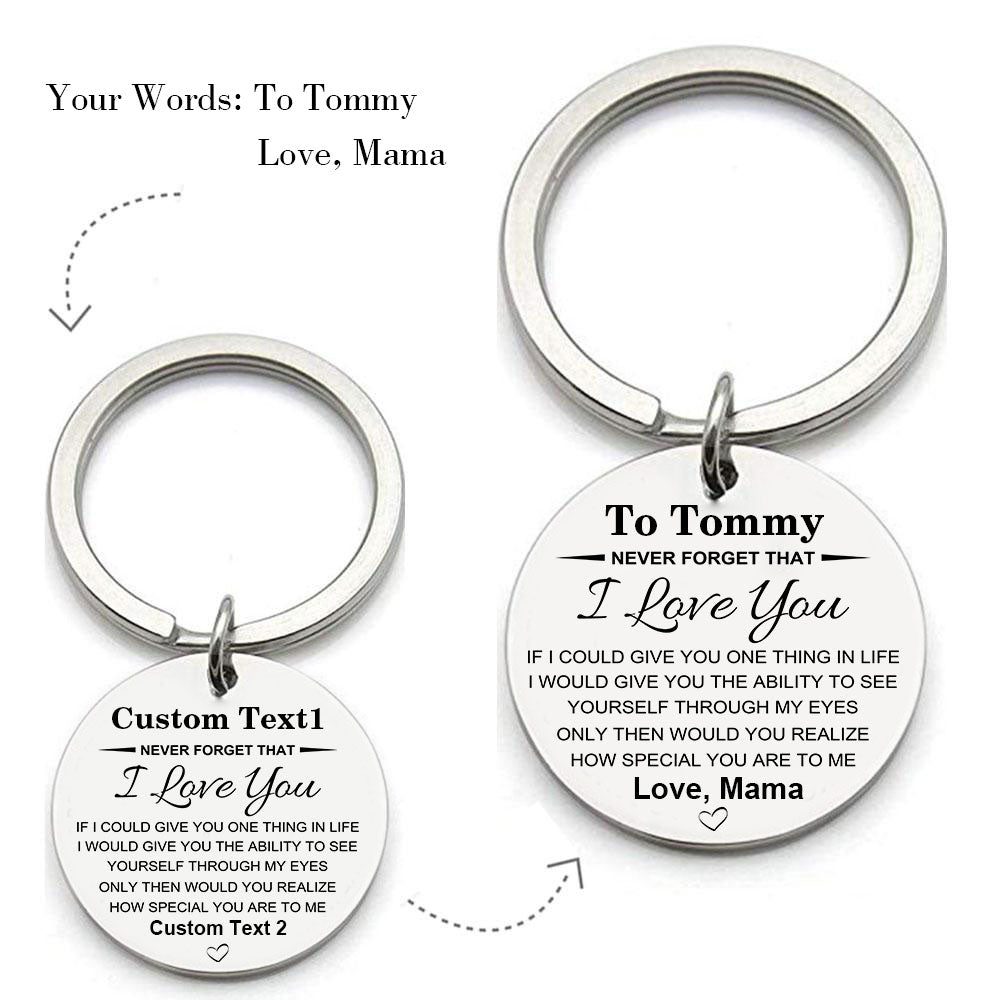 Personalized You Are Special To Me Keychain Keychain GrindStyle 
