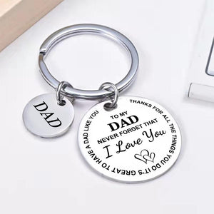 To My Dad Keychain - Thanks For All The Things You Do Keychain GrindStyle 