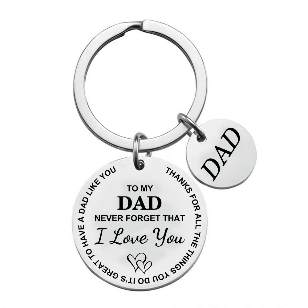 To My Dad Keychain - Thanks For All The Things You Do Keychain GrindStyle 