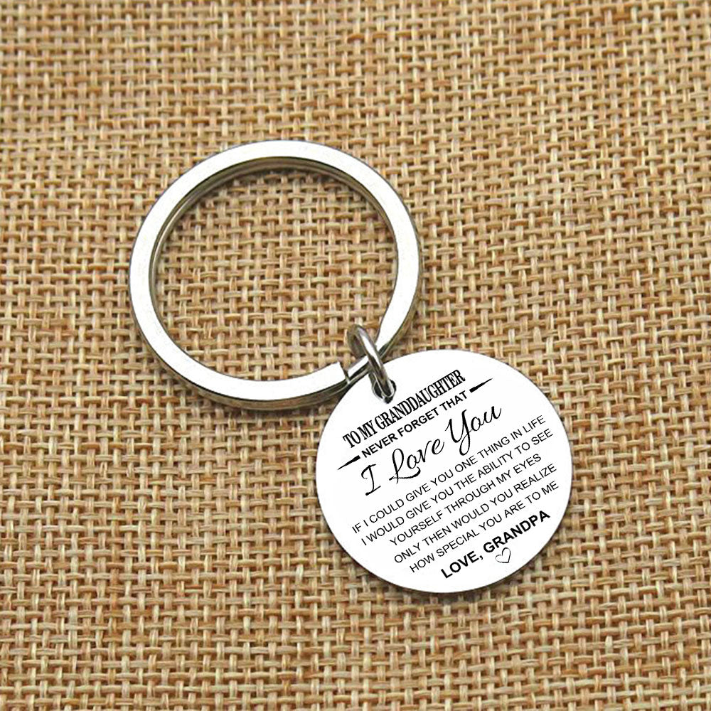 You Are Special To Me - For Grandchildren Keychain Keychain GrindStyle Grandpa To Granddaughter 