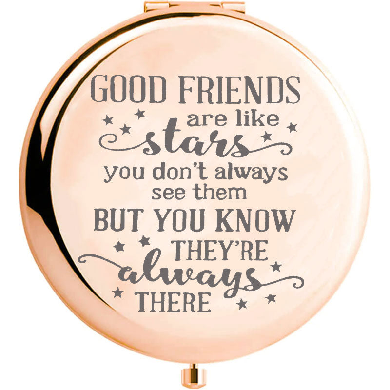 Good Friend Are Like Stars Compact Mirror
