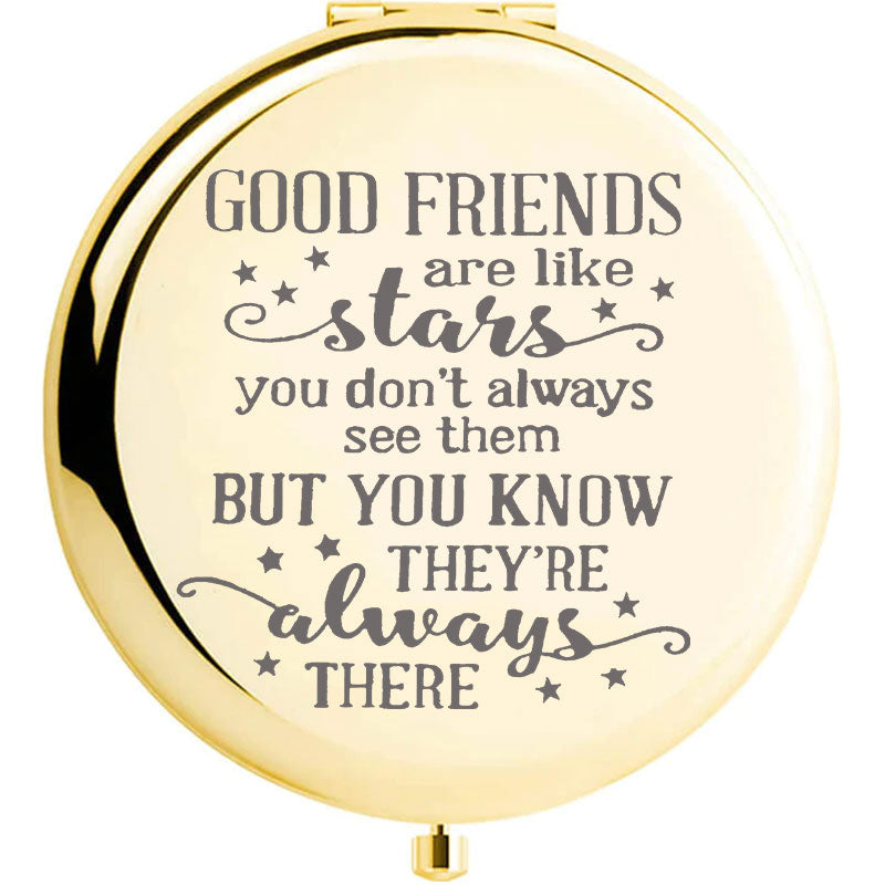 Good Friend Are Like Stars Compact Mirror