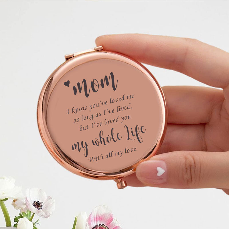 Mom Compact Mirror - I Love You With All My Love